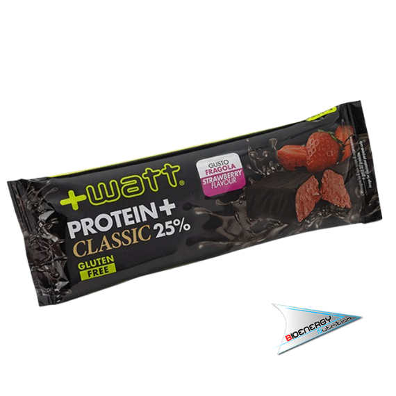 +Watt-PROTEIN+ CLASSIC 25% (Confezione 24 barrette da 40 gr)   Fragola  